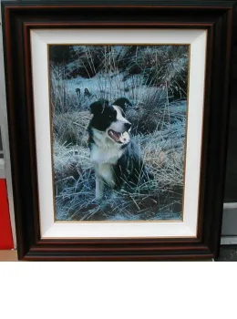 First Frost - Canvas - Dark Wood Framed