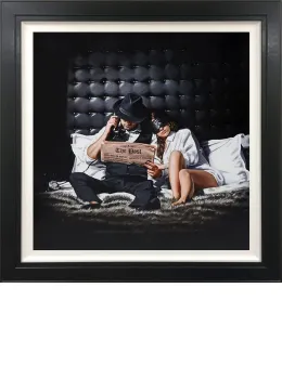 For Love Or Money - Canvas - Black Framed