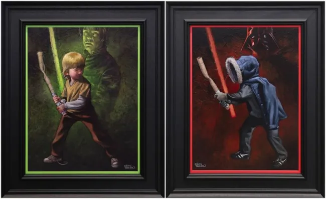 Force It & Go Dark - Canvas (Pair)