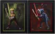 Force It & Go Dark - Large Canvas (Pair) - Framed