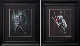 Force It & Go Dark - Sketch (Pair) - Framed