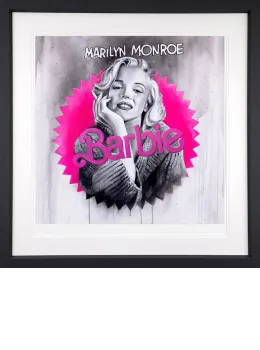 Gentlemen Prefer Barbie - Black Framed