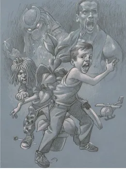 Get To Da Choppa! - Sketch - Mounted