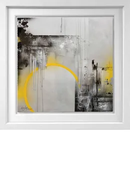 Giallo Auge - White Framed