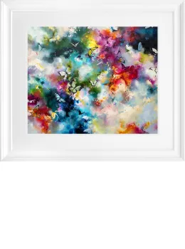 Glow - White Framed