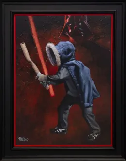 Go Dark - Large Canvas - Framed