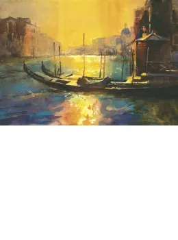 Gondolas Mid Afternoon - Print