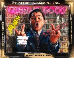 Greed Is Good - Original - Framed