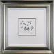 Hand In Hand - Original Sketch - Silver Framed