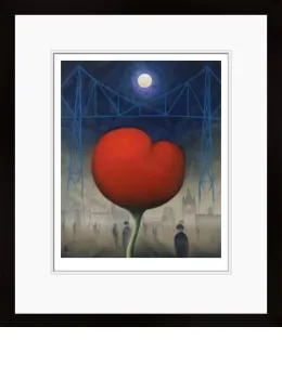 Heart Of The North - Black Framed
