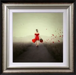 Hearts And Roses - Framed