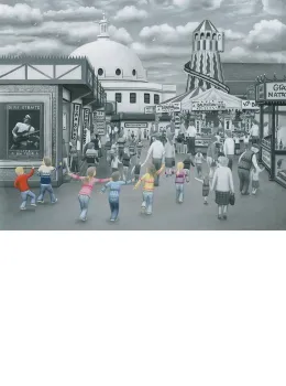 Just Like The Spanish City To Me - Canvas - Board Only