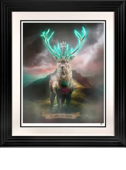 Highland Hunk - Turquoise - Black Framed