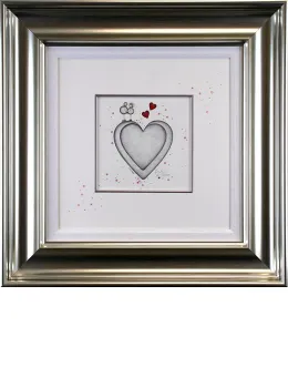 Hitched - Original Sketch - Silver Framed