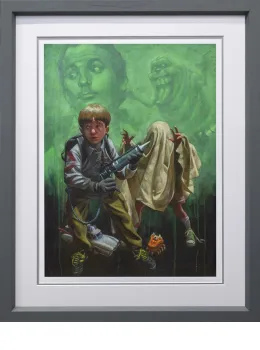 I Ain't Afraid of No Ghost - Paper - Grey Framed