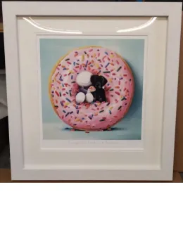 I Love You Hundreds And Thousands - White Framed