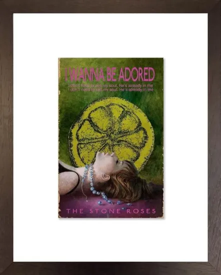 I Wanna Be Adored - 3D Songbook - Framed