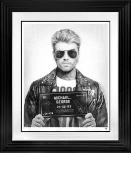 I'm Your Man (Black & White) - Black Framed
