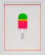 Ice Ice Baby (Red Border) - Original - Framed