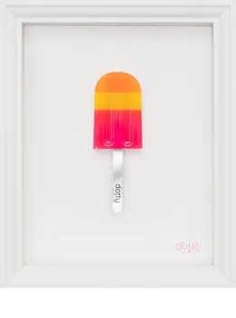 Ice Ice Baby (White Border) - Original - Framed