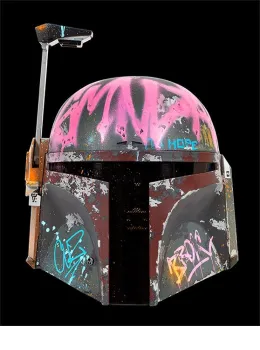 Im The Crime Lord - Original - Sculpture Helmet - Framed