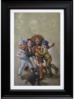 It's All About The Friends You Meet Along The Way - Canvas - Black Framed