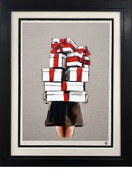 It's The Thought That Counts - Sketch - Black Framed