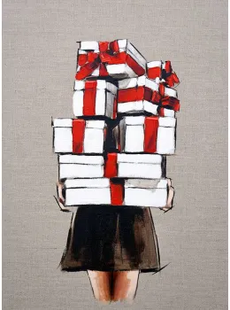 It's The Thought That Counts - Sketch - Mounted