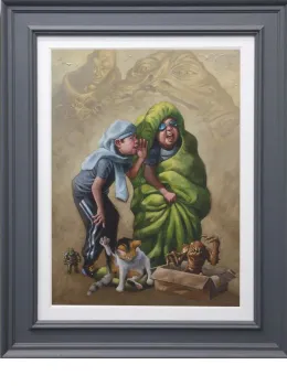 Jabba Jibber Jabber - Canvas - Framed