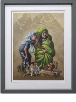 Jabba Jibber Jabber - Paper - Framed