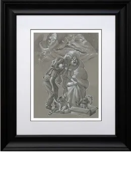 Jabba Jibber Jabber - Sketch - Framed