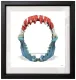 Jaws - White Background - Regular Size - Framed