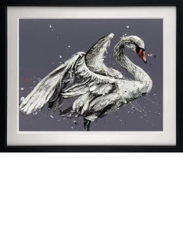 John The Swan - Artist Proof Black Framed
