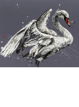 John The Swan - Mounted