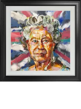Jubilee (The Queen) - Black Framed