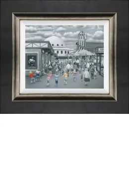 Just Like The Spanish City To Me - Canvas - Black Framed