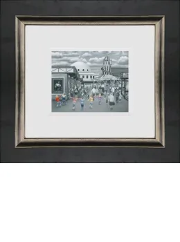 Just Like The Spanish City To Me - Paper - Black Framed