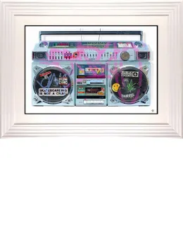 Keepin' It Old Skool - White Framed