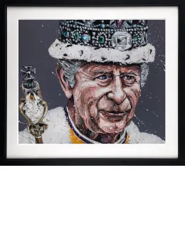 King Charles - Black Framed