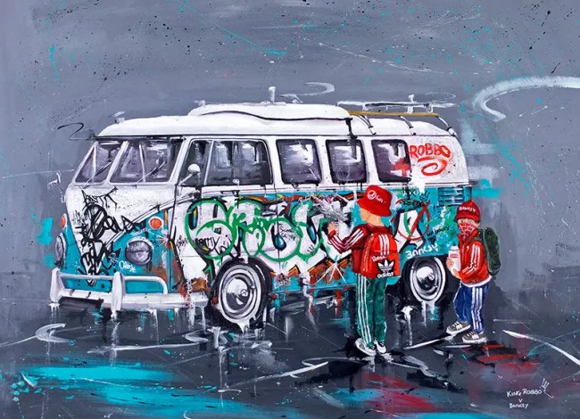 King Robbo Vs Banksy