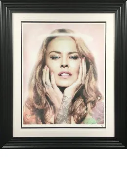 Kylie Minogue (Colour) - Black Framed