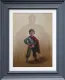 Lad Of Steel - Canvas - Grey Framed