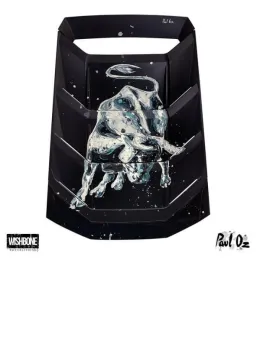 Lamborghini Huracan Engine Cover - Toro Nero - With Wall Fittings