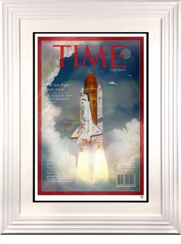 Last Flight From Earth - Artist Proof White Framed