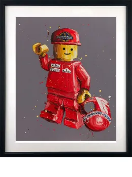 Lego Lauda - Artist Proof Black Framed