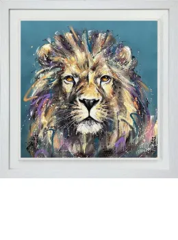 Leo - White Framed