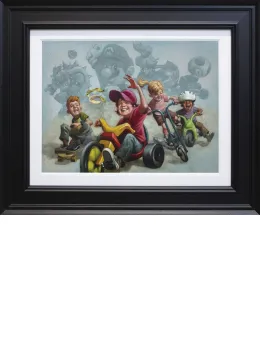 Let's A Go - Canvas - Black Framed