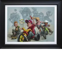 Let's A Go - Deluxe Canvas - Black Framed