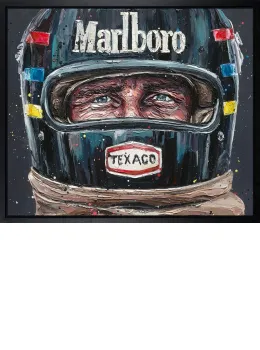 Let's Race - Canvas - Black Framed - Framed Box Canvas
