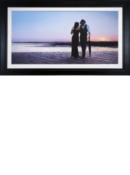 Lets Take The Long Way Home - Canvas - Black Framed